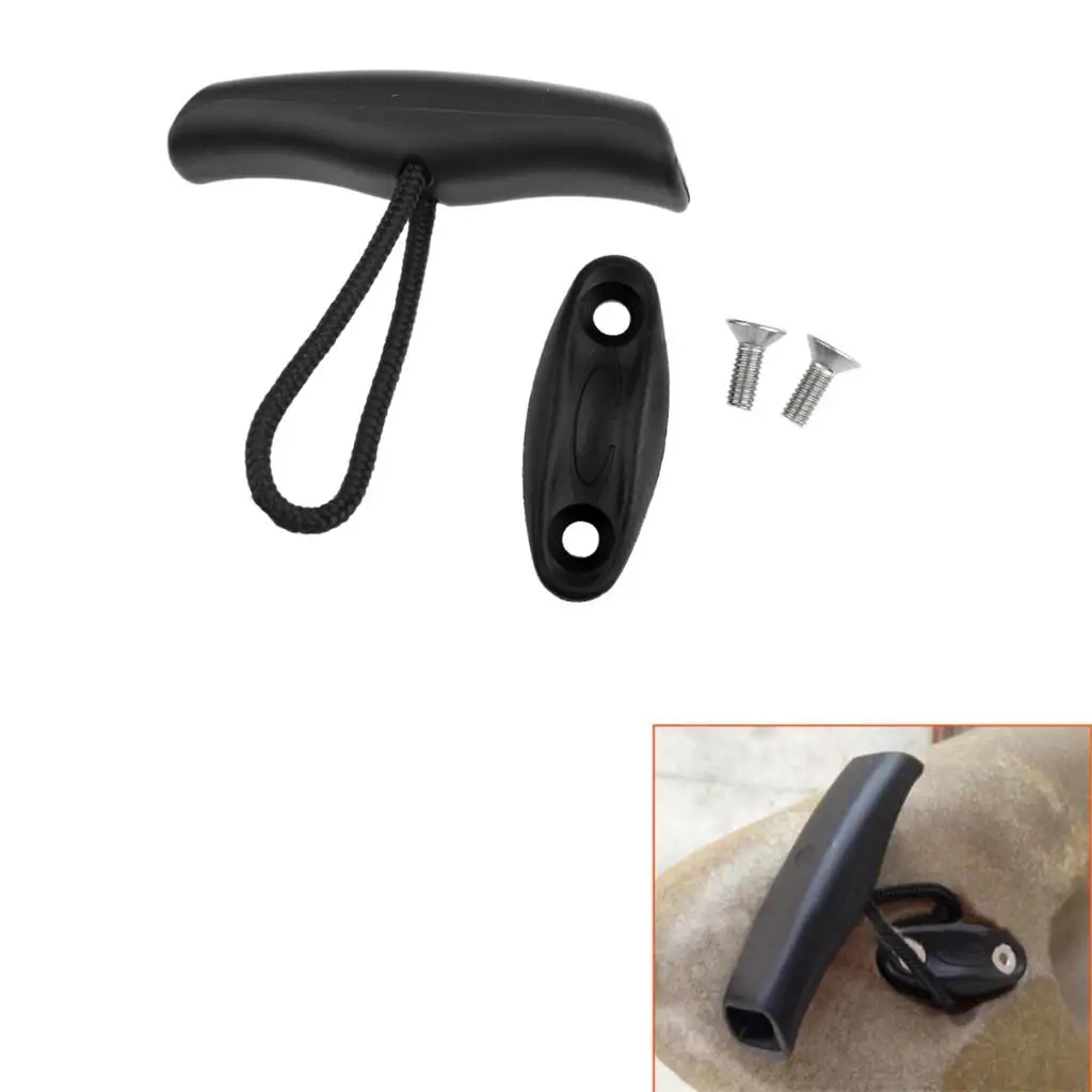 

Canoe Kayak Boat Toggle Carry Grip Handle with Cord Rope Screws Accessories