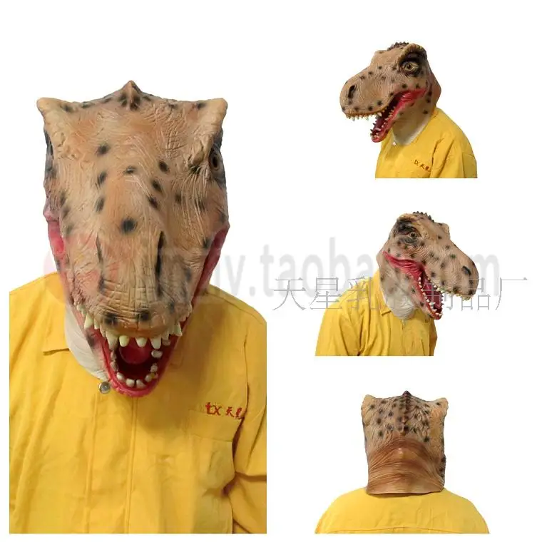 Маскарадная маска на голову динозавра для Хэллоуина высшего качества взрослых