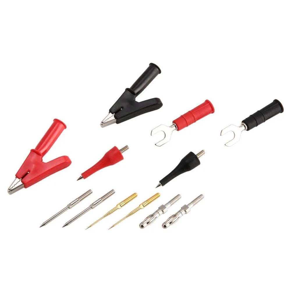 ML1608 2 PCS Electric Meter Test Pen Needle Tip Probe for Multimeter Leads Pin Wire Cable Multifunction replaceable | Инструменты