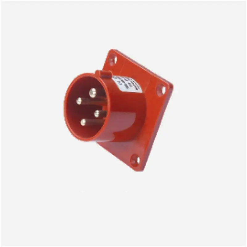 

N-614 16A 380-415V 3P+E 4pin Industrial Plug with CE ROHS 1 year warranty IP44 Degree PA66