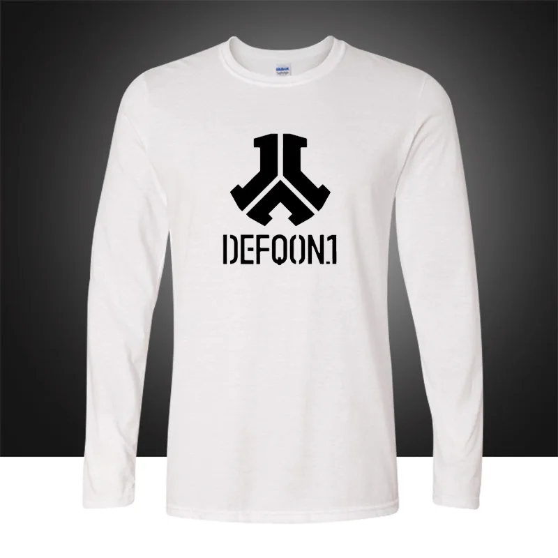 Defqon 1 чисто дизайнерская футболка Мужская хлопковая с круглым вырезом в стиле