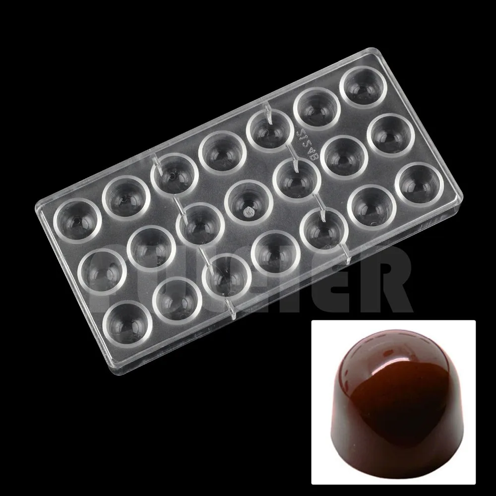 

DIY Homemade Chocolate mold big size classic candy Polycarbonate Chocolate Moulds Plastic baking pastry confectionery tools