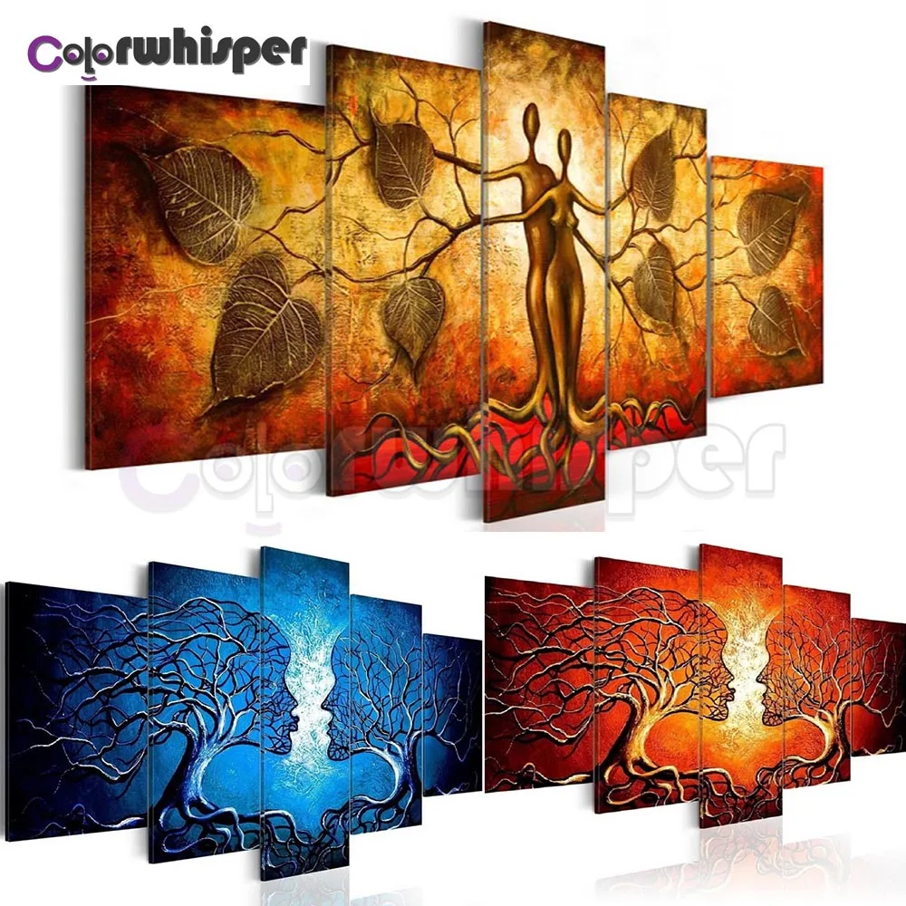 

5 шт. Алмазная картина полностью квадратная/круглая дрель Love Tree 5D Daimond картина вышивка крестиком кристальная мозаика картина Z209