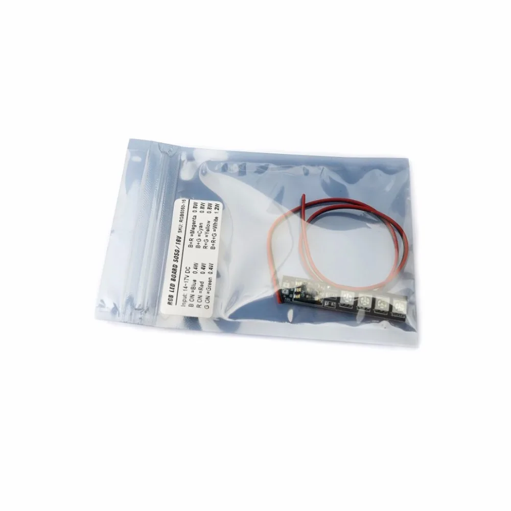 1 шт. Matek RGB LED 16V 4S lipo 7-цветная световая панель/навигационная подсветка s для DIY