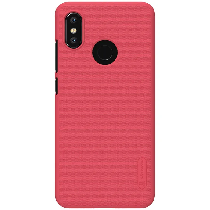 Красный NILLKIN Xiaomi Mi 8 чехол матовый защитный чехол для телефона для Xiaomi Mi 8 Жесткий ПК задняя крышка с Xiaomi Mi 8 Розничная упаковка - Цвет: Красный