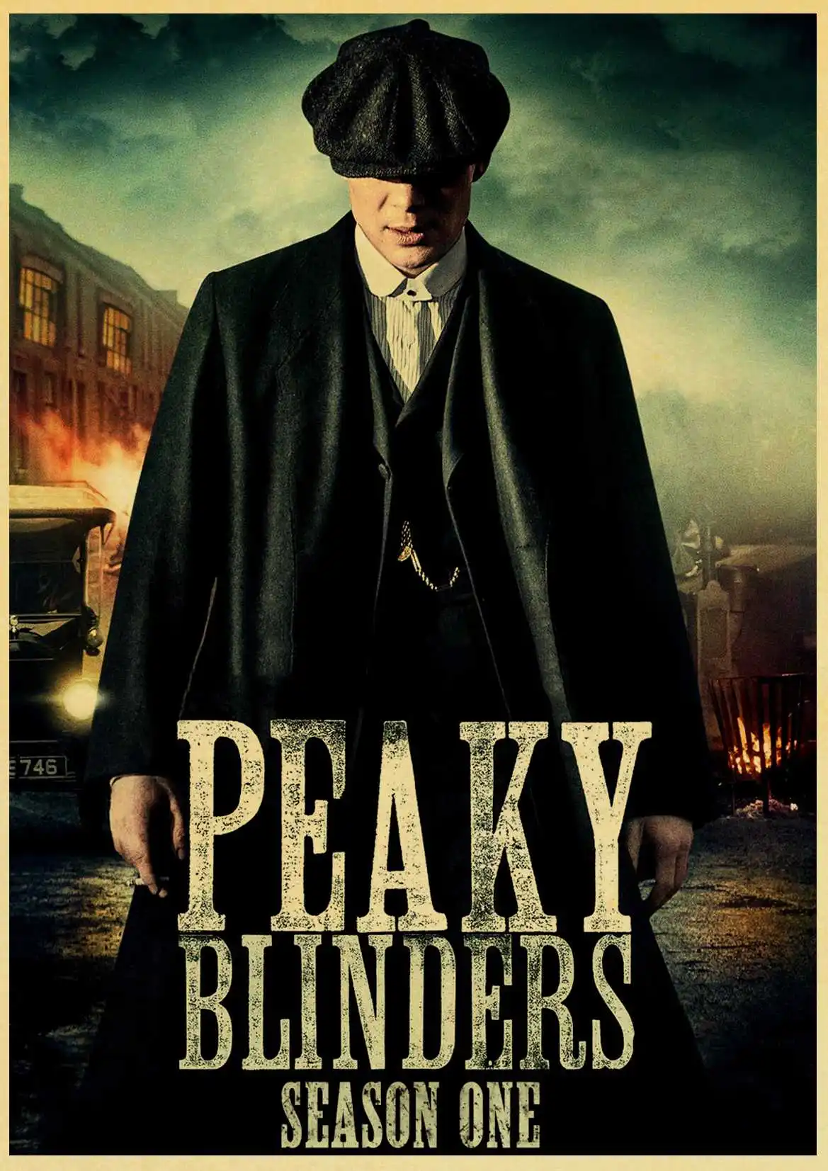 Сериал tv peaky blinders плакат настенный Декор печать на крафтовой бумаге Ретро плакат Настенный декор romm