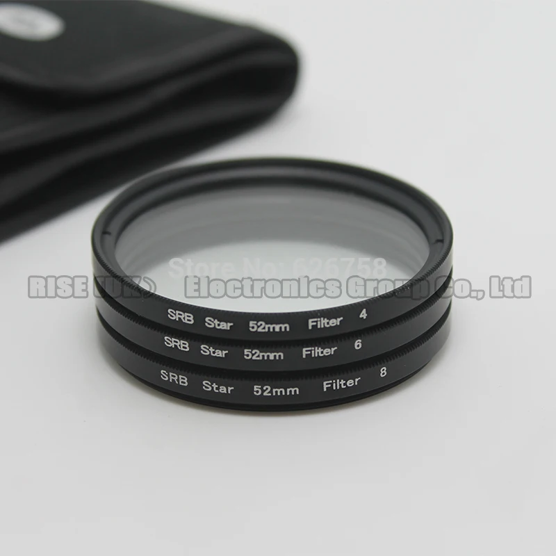 52 мм 4 6 8 точечный фильтр для объектива камеры Canon EF 18 55 50 85 мм|filter kit|star filter52mm filter kit |