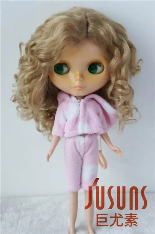 JD039 10 11 дюймов популярная длинная волна BJD парик для куклы мохеровый новый мягкий