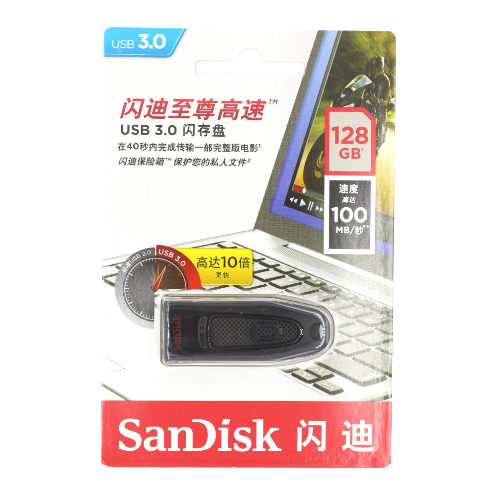 Двойной Флеш накопитель SanDisk usb флэш память 32GB 64GB 128GB 256 ГБ оперативной памяти 16 Гб