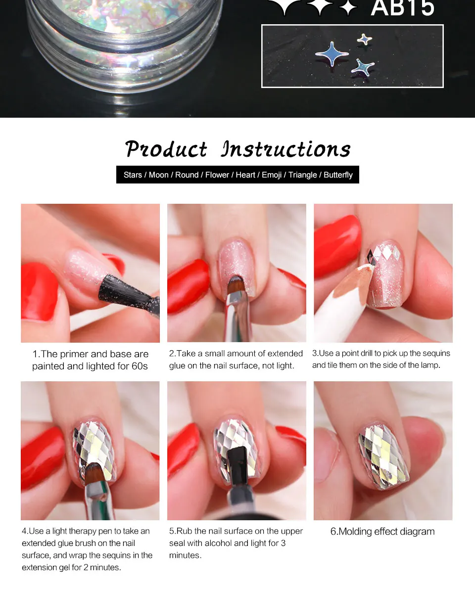 Docaty зеркало с русалкой нерегулярные пайетки для поделок дизайна ногтей декор 1 г