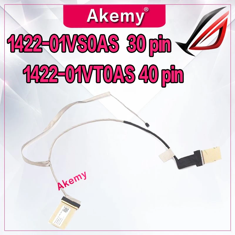Akemy новый ноутбук LVDS EDP кабель для For Asus X550J X550JK X550JD X550JF X550JX K550J W50J FX50J A550J 1A LCD EDP|Компьютерные кабели и разъемы| |