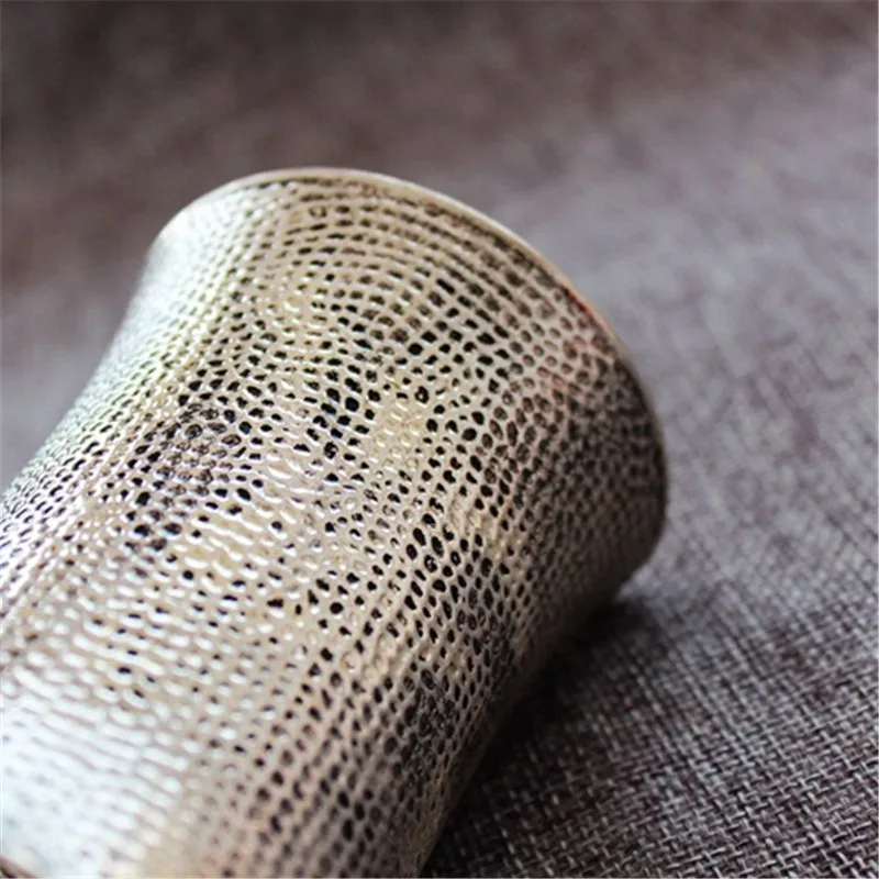 Богемный этнический винтажный посеребренный широкий открытый Браслет манжета