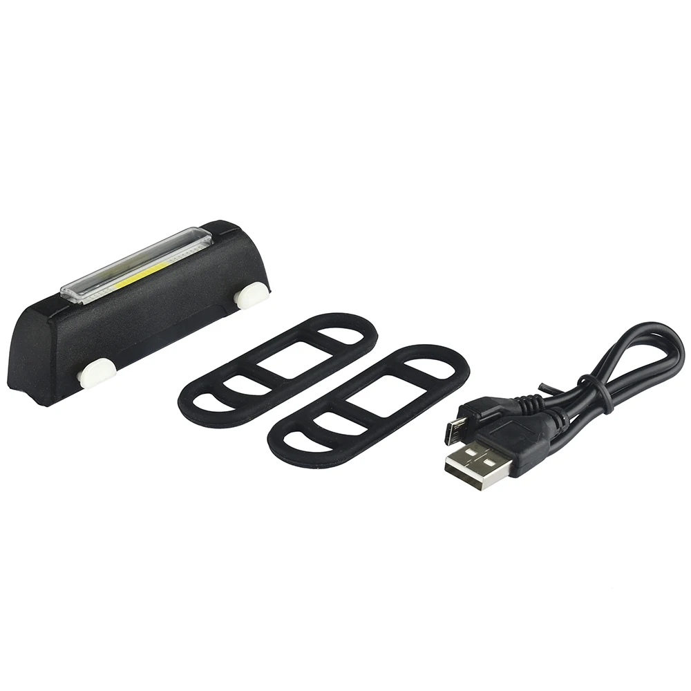 USB Перезаряжаемые спереди и сзади велосипеда свет литиевая Батарея светодиодный