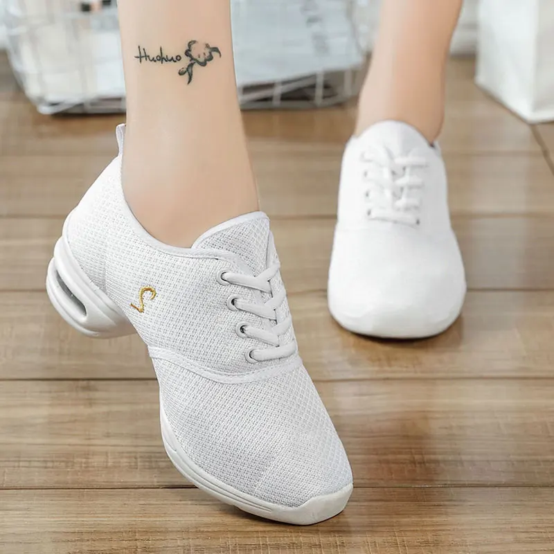 White Gold MWY/Женская обувь; Современная обувь для джазовых танцев; Zapatos Salsa Mujer Baile Latino; кроссовки для танцев; женская обувь для занятий танцами - Цвет: White Gold