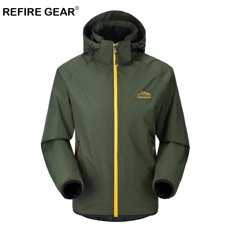 Ветровка ReFire Gear Мужская Уличная тонкая водонепроницаемая куртка пальто для