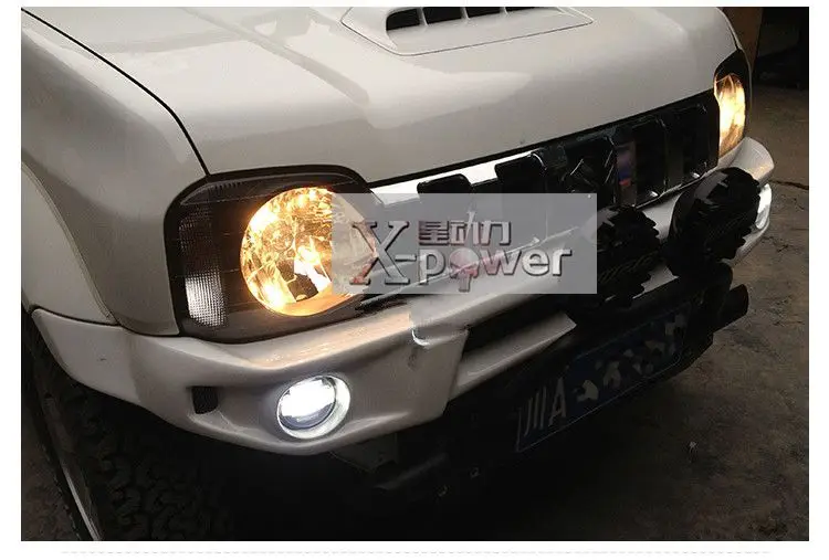 FREE SHIPPING Daytime running light and fog for Suzuki Jimny JB43 day 4X4 offroad accessories |