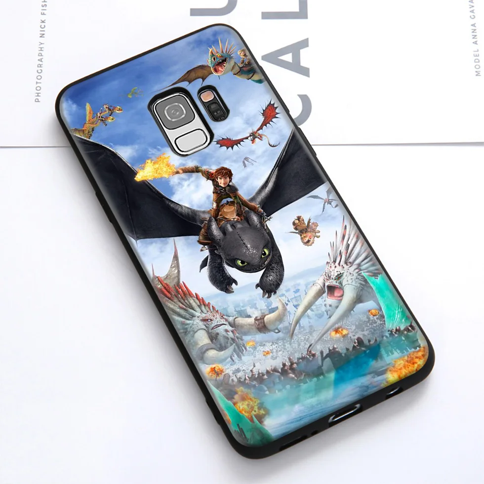 Как приручить дракона мягкий чехол для Samsung Galaxy S10 S10e S9 S8 Plus S7 S6 Edge &amp J6 2018 Note 10 9 8 |