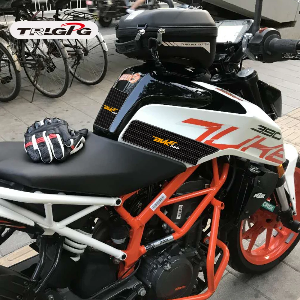 Для KTM DUKE390 DUKE 390- аксессуары для мотоциклов военные Акулий жир топливный газовый бак накладка наклейка на топливный бак протектор Наклейка
