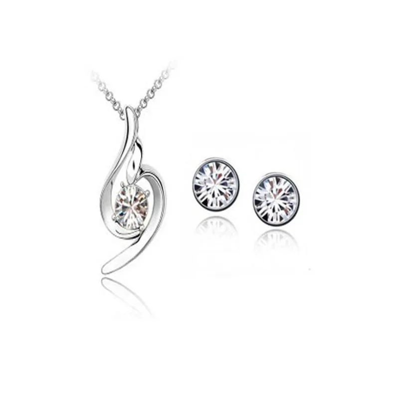 Модные ювелирные изделия ожерелья подвески серьги + ожерелье китайский