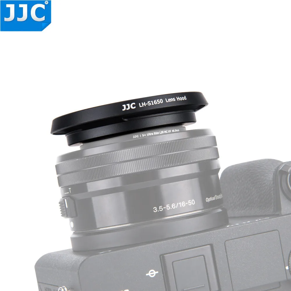 Металлическая бленда JJC для объектива SONY E PZ 16 50 мм f3.5 5 6 OSS SELP1650/ NIKON 1 NIKKOR 10 f/2 8/SAMSUNG 20