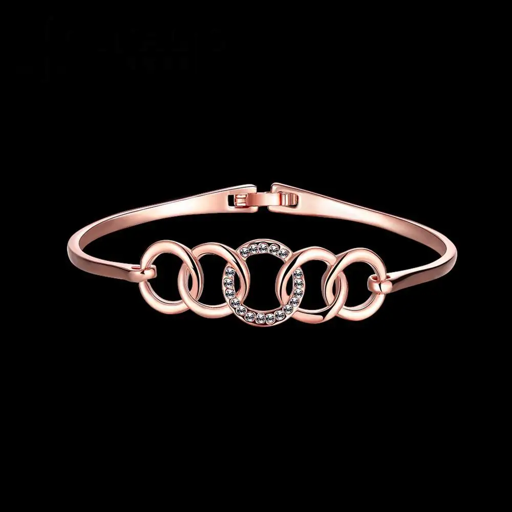 Fashion Bracelets For Women Lnlay Zircon Bracelet Jewelry Free Shipping pulseiras para as mulheres Z079 | Украшения и аксессуары