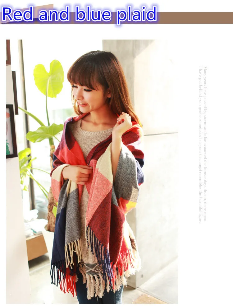 scarf Scarves High Quality New2014 Winter Fashion Long Large Warm cotton free shipping fashion C0025A | Аксессуары для одежды