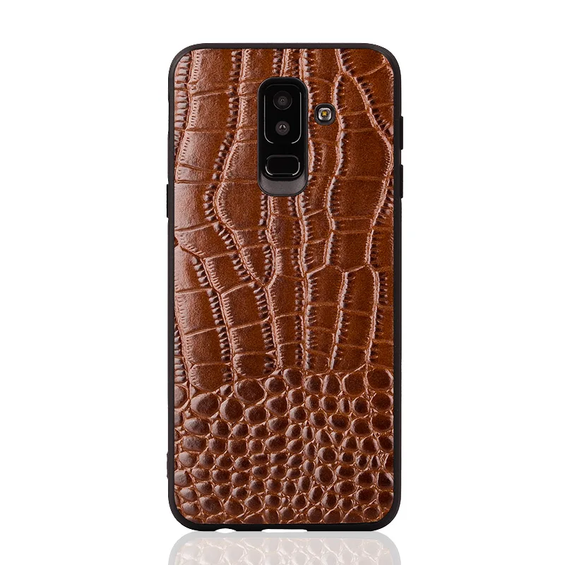 CoolDeal для samsung Galaxy A5 A6 A6s plus A7 A8 Plus A9 2017 2018 чехол бизнес крокодил натуральная кожа