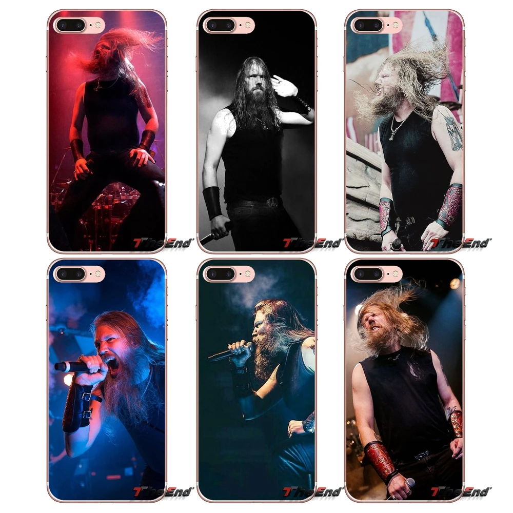 Мягкий ТПУ чехол для iPhone X 4 4S 5 5S 5C SE 6 6S 7 8 Plus Samsung Galaxy J1 J3 J5 J7 A3 A5 2016 2017 Johan Hegg от Amon Amarth |