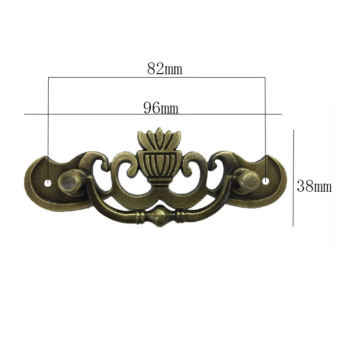 8pcs Funiture Door Handle Vintage Drawer Cabinets Knobs and Handles Cupboard Kitchen Pulls Antique Home Decor | Обустройство дома