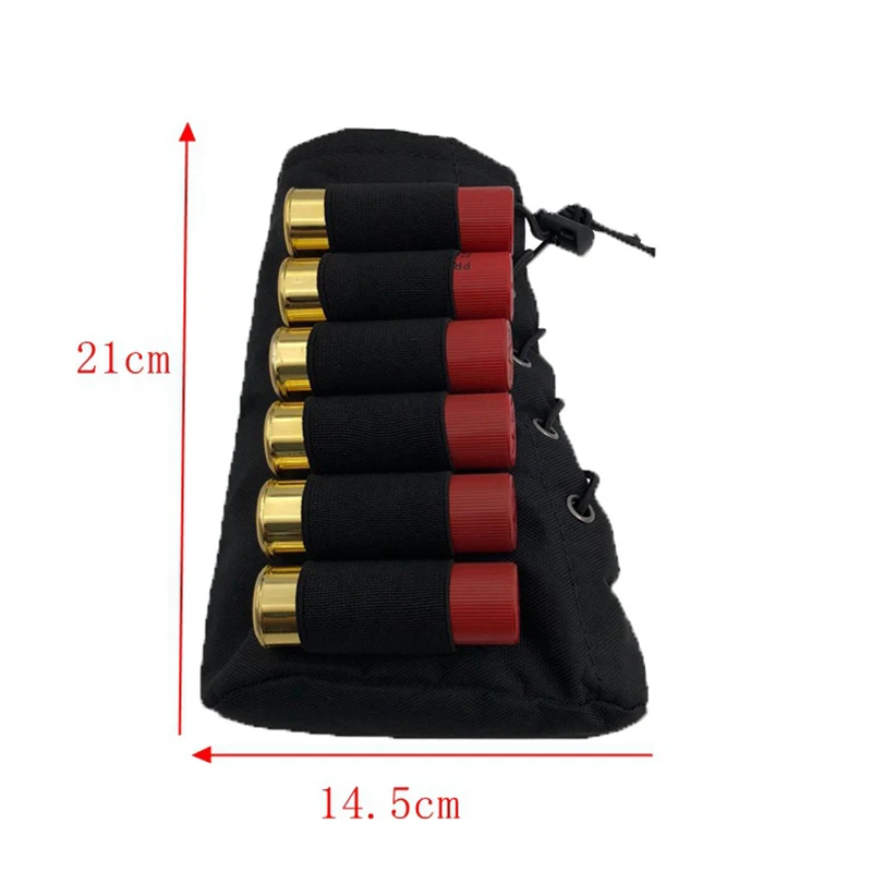 Molle Buttstock 6 Датчик боеприпасов чехол сумка держатель охотничьи сумки оружие