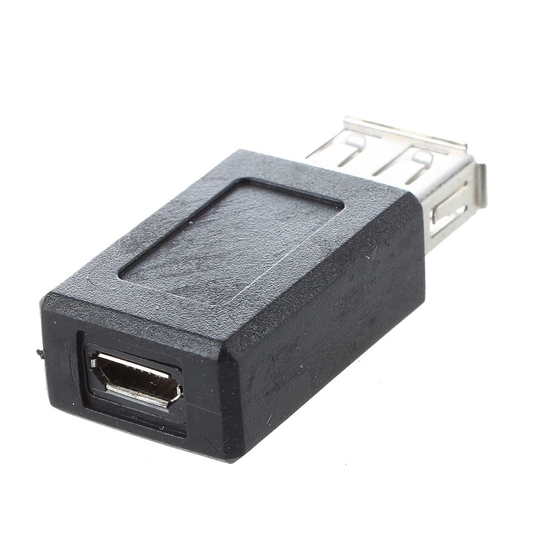Черный переходник с USB 2 0 типа А на Micro B|Соединители| |