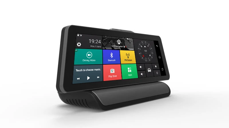 Автомобильный видеорегистратор Bluavido, 10 дюймов, 4G, Android, 1080 P, видео камера, gps навигация, ADAS, Full HD видеокамера, Bluetooth, WiFi, двойной объектив, Dashcam