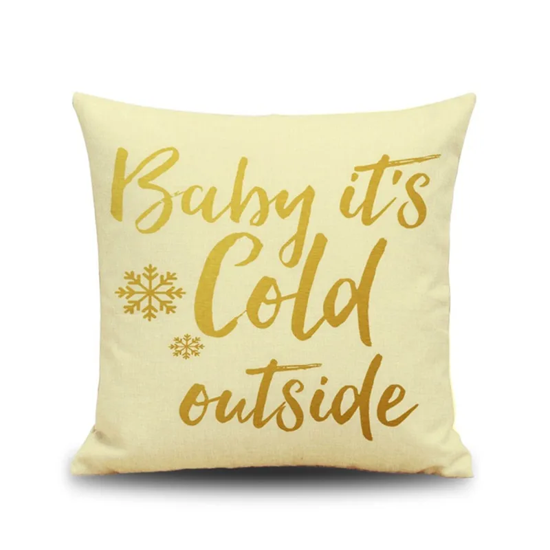 Рождественские украшения для дома декоративная наволочка дивана чехол подушки