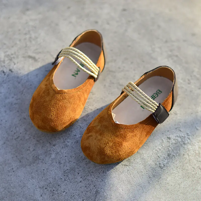 Autumn New brand children's casual shoes girls Genuine Leather comfort flat for kids girl fashion dancing | Детская одежда и