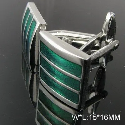 

Free shipping 3pairs/lot fashion enamel cufflinks CF276