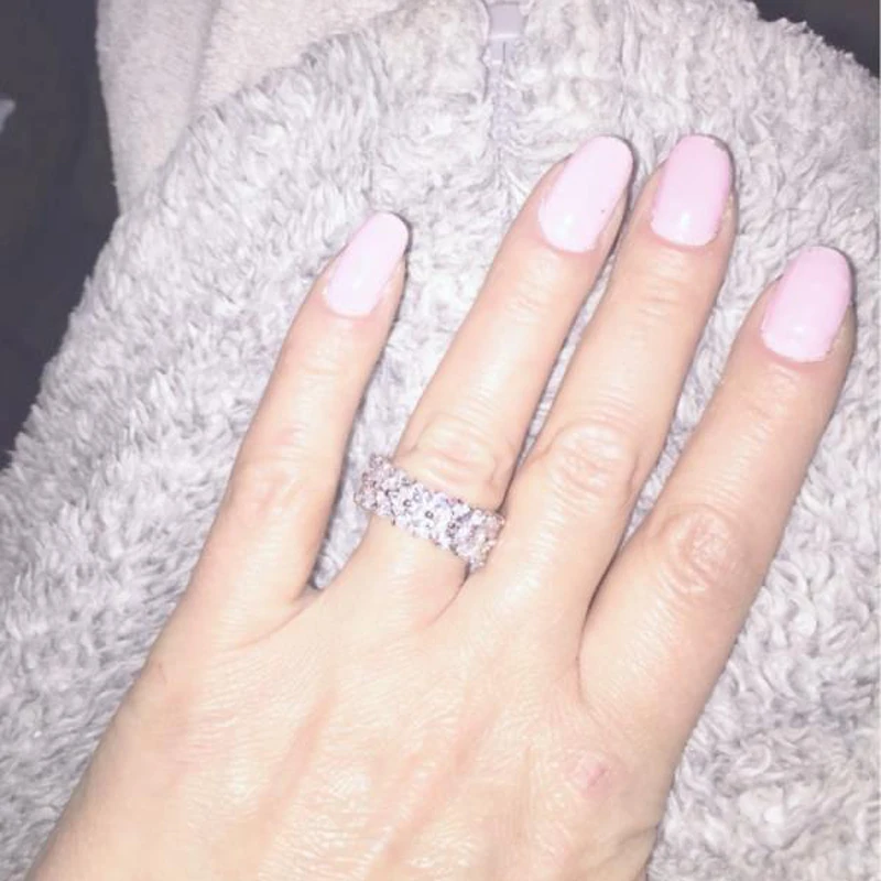 Женское кольцо HIBRIDE из Дубая с кубическим цирконием ААА подарок для помолвки R-180 |