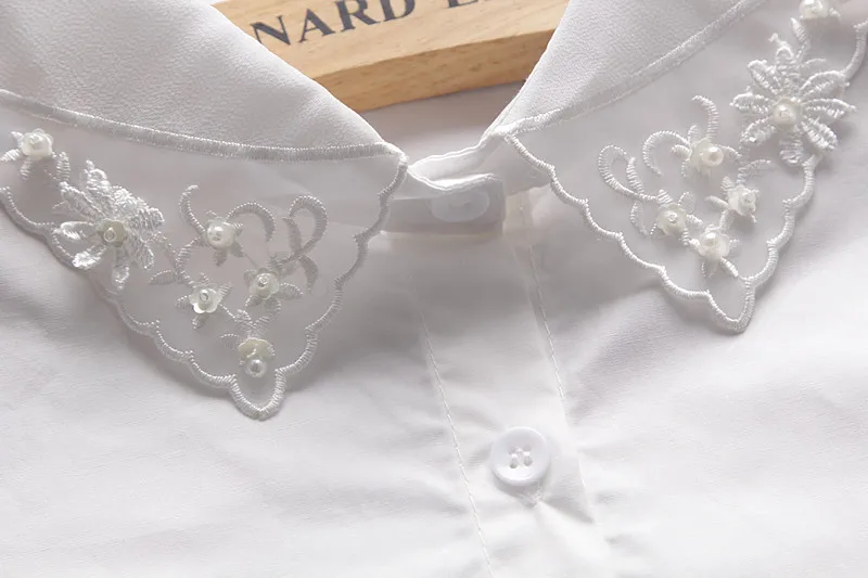 Накладной воротник украшение Новая модная женская универсальная Однотонная