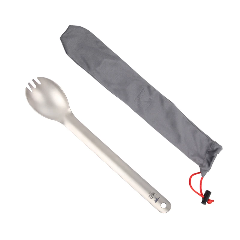 Keith 2 в 1 spork титановая длинная Ложка Вилка 20 г походные столовые приборы режим