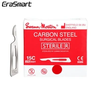 swann morton m0221 no 15c sterile carbon steel scalpel blades 100pcsbox