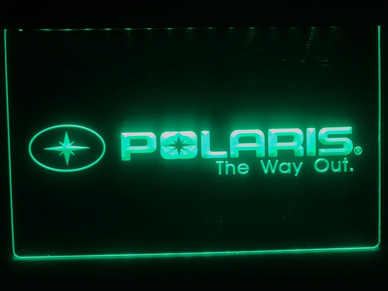 Распродажа логотипа снегохода D142 Polaris новый светодиодный неоновый