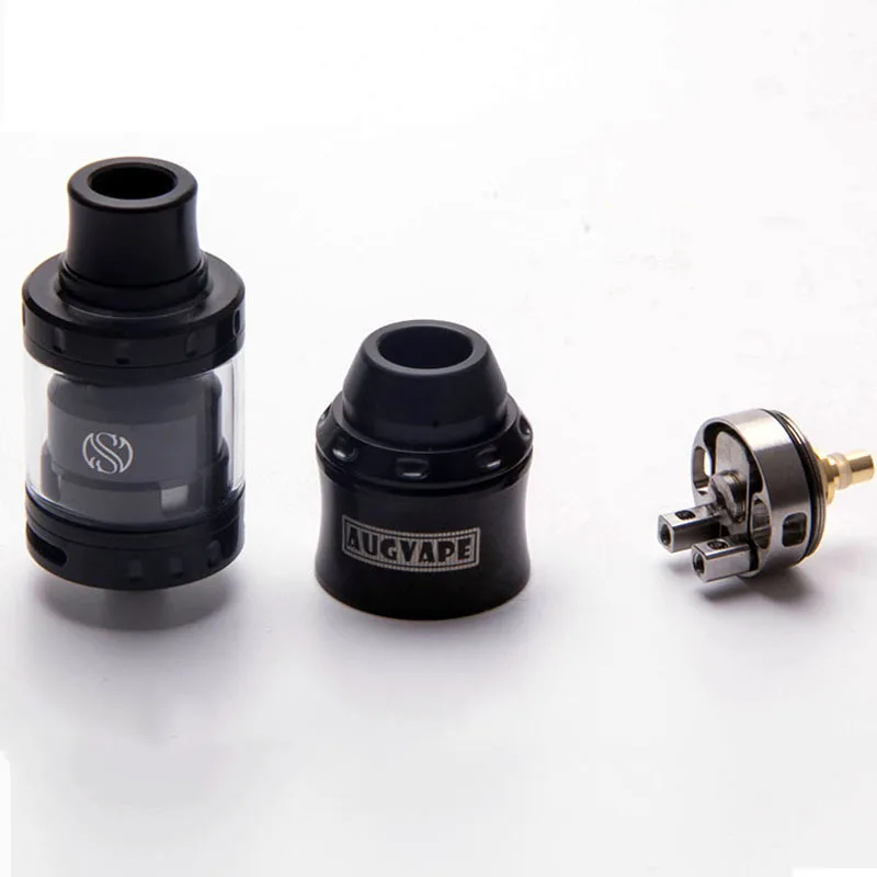 Набор с верхним колпачком Augvape Merlin Mini RTA & RDA баком из нержавеющей стали 24 мм 2 мл