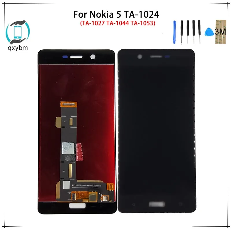Для Nokia 5 LCD TA-1024 TA-1027 TA-1044 TA-1053 2 дюймовый ЖК-экран + сенсорная панель дигитайзер