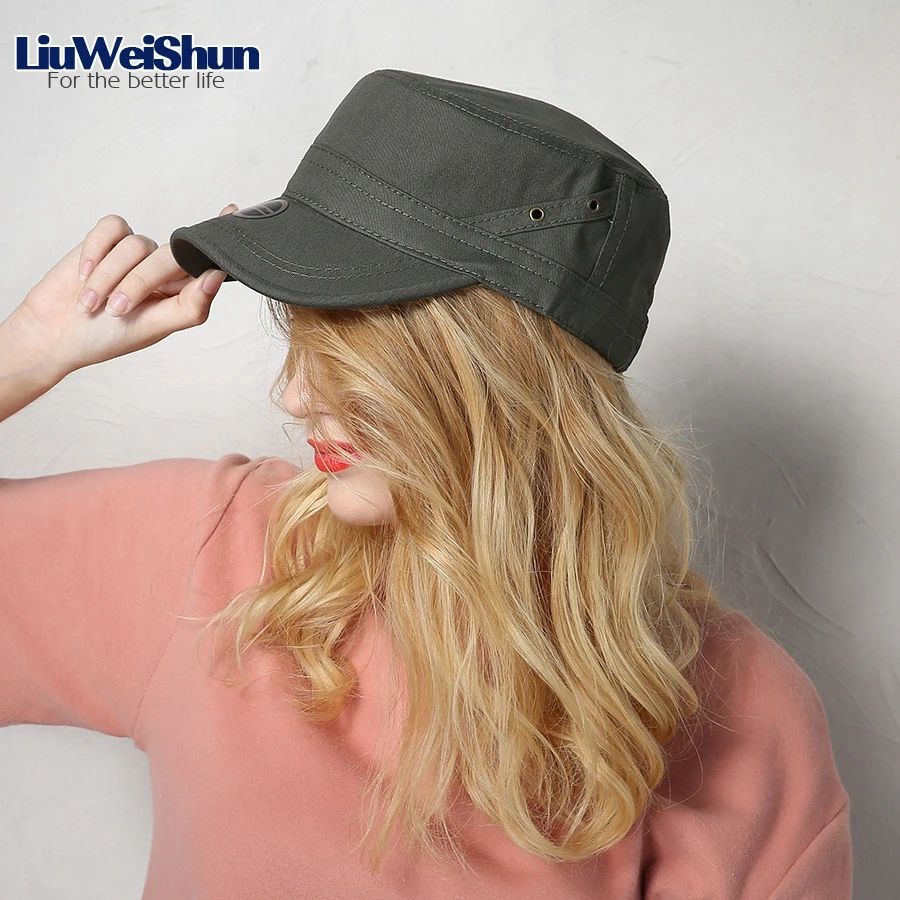 LIUWEISHUN осенне-зимняя женская кепка, военная камуфляжная кепка Snapback, черная плоская кепка s для мужчин или женщин, шапка Chapeu Gorras