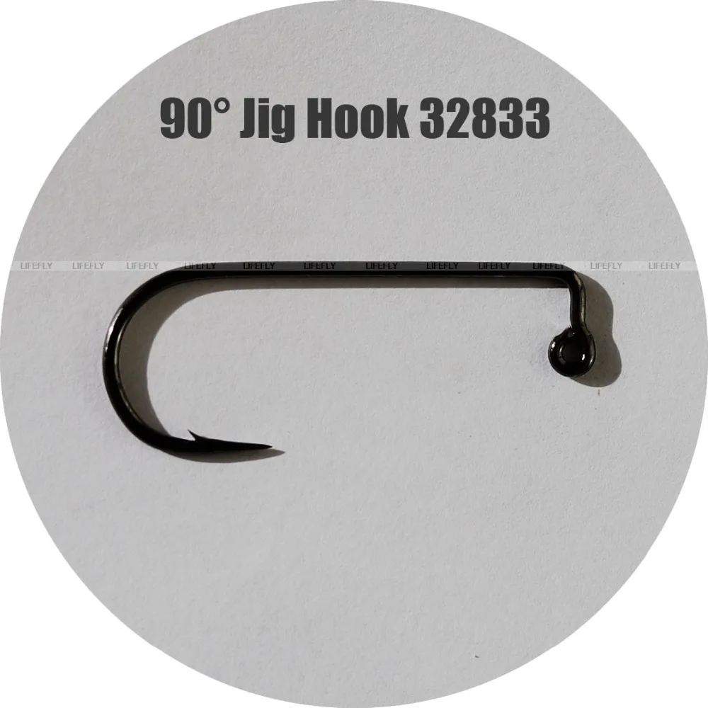 

32833 NP-BN, 90 Degree Jig Hooks, Fishing Hooks, Jig Fishing