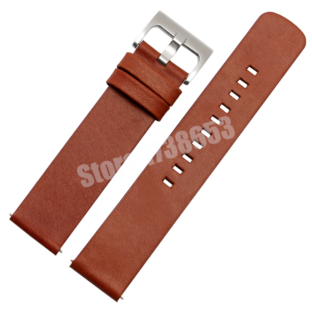 

Smart Watchband LG G Watch Strap Quality Genuine Leather Watch band 22mm Mens Black Watch accessories