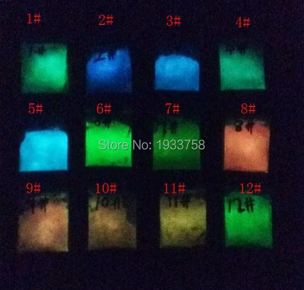 Суперяркий белый фотолминесцентный порошок фосфорный для DIY краски 500 г/пакет