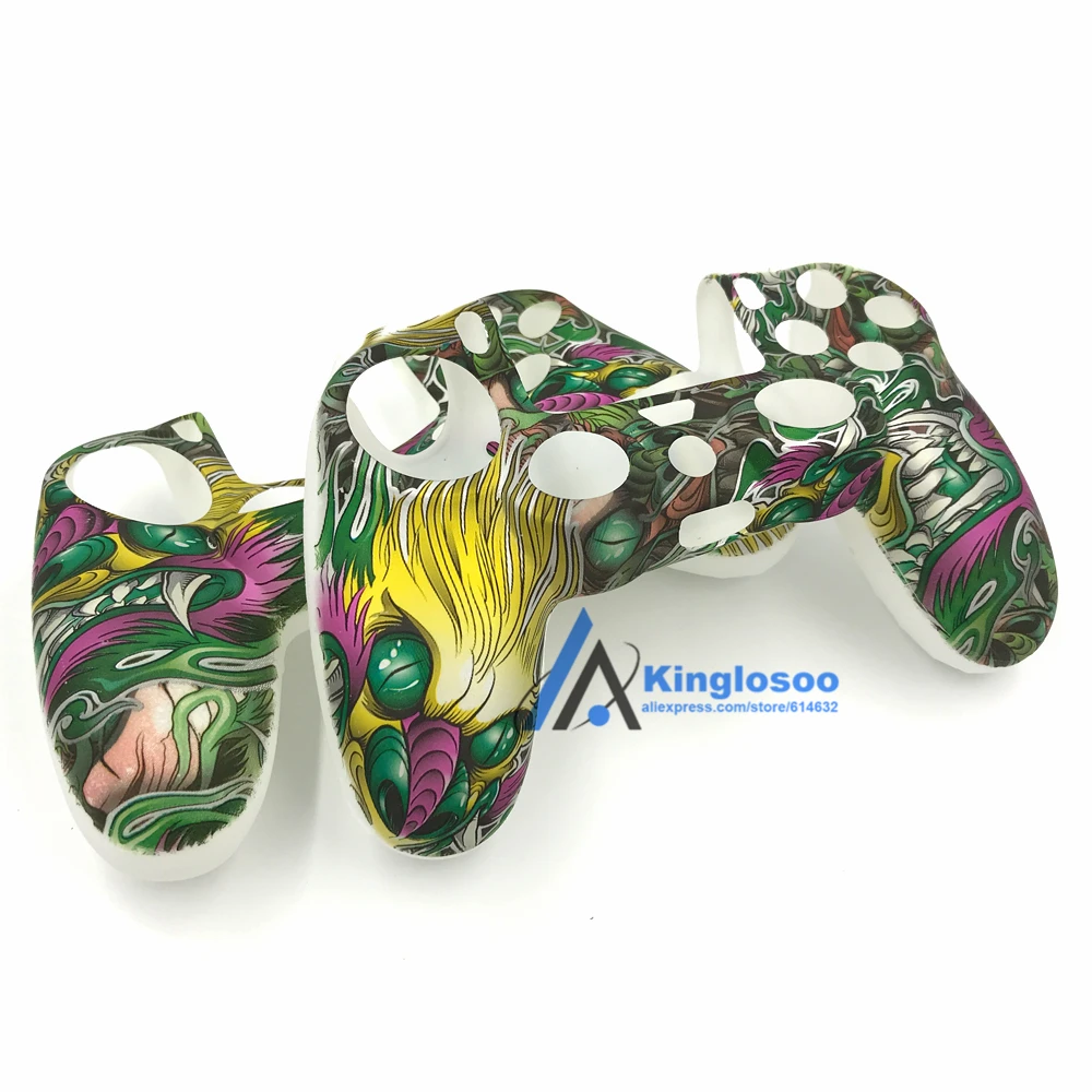 Силиконовый защитный чехол-накладка для Dualshock 4 Playstation 4 PS4 Pro тонкий контроллер