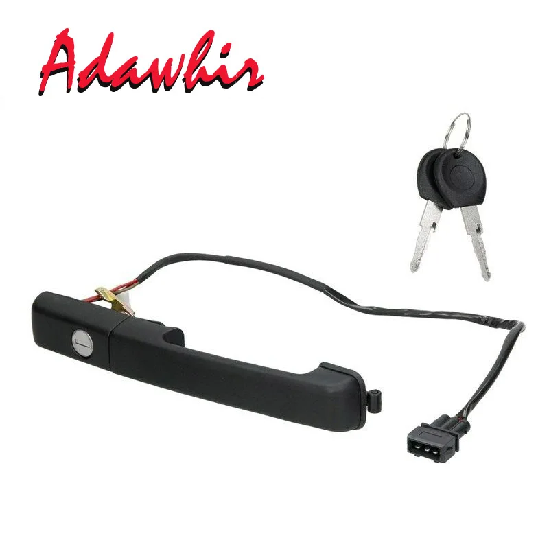 1 комплект для Volkswagen PASSAT B3 внешняя Передняя дверная ручка с замком 357837205A 357837207A 357837206A 357837208A