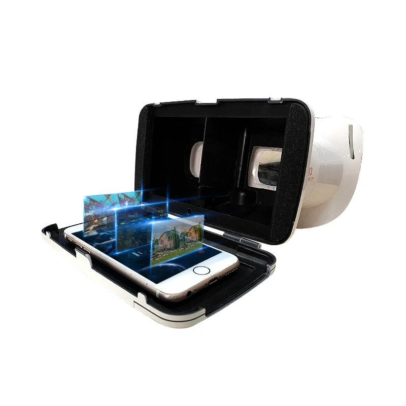 Le видения VR коробка мини Очки виртуальной реальности очки 3D Google cardboard 2.0 Bobo