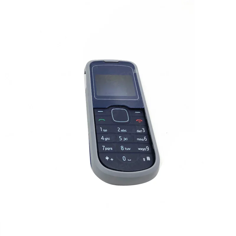 Для Nokia 1202 новый чехол с полным корпусом передняя рамка клавиатурой стекло +